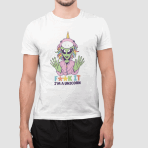 Alienígena Fantasiado de Unicórnio – Unissex - Image 1