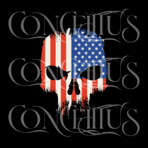 Caveira Americana USA – Unissex - Imagem 3
