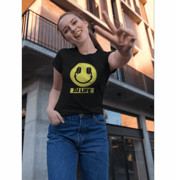 DJ LIFE - Emoji Feliz com Headphone (3)