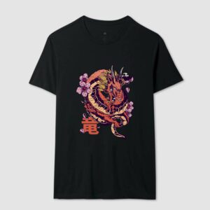 Dragão Japonês Sakura – Unissex - Imagem 2
