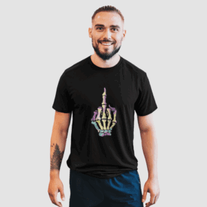 Mão Esqueleto Neon – Unissex - Imagem 1