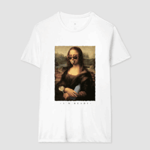 Monalisa Moderna – Clássico com Atitude – Unissex-Imagem 2