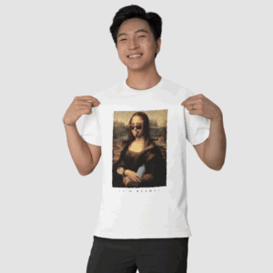 Monalisa Moderna – Clássico com Atitude – Unissex-Imagem 1