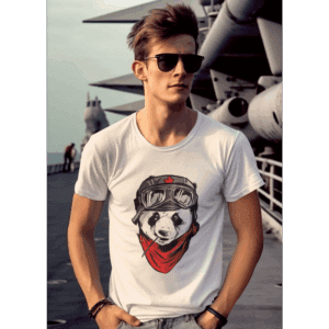 Panda Piloto – Unissex - Imagem 1