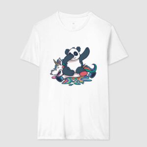 Panda vs. Unicórnio – Unissex - Imagem 2