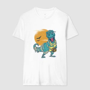 T-Rex Fantasiado de Múmia – Unissex-Imagem 3