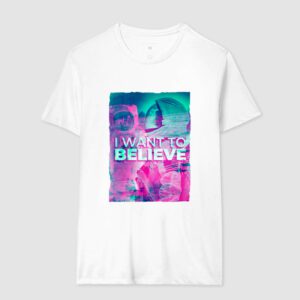 Astronauta Neon – I Want To Believe – Unissex - Imagem 5