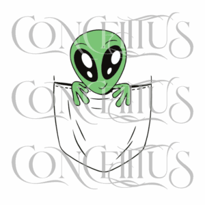 Bebê alienígena fofinho no bolso – Unissex - Imagem 3