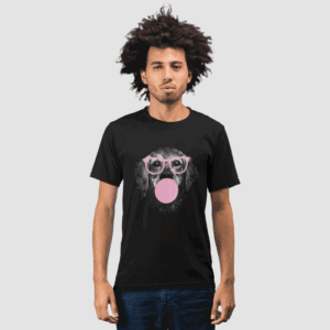 Cachorro Chiclete e Óculos – Unissex - Imagem 1