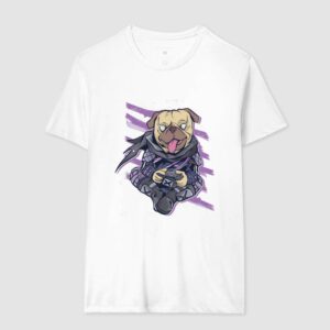 Cachorro Pug Gamer – Unissex - Imagem 2