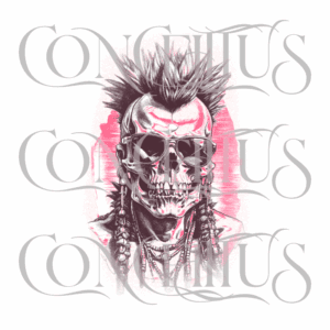 Caveira Moicano de Óculos - Imagem 3