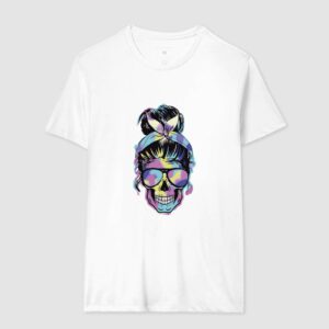 Caveira Neon com Óculos – Unissex - Imagem 2