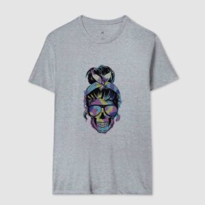 Caveira Neon com Óculos – Unissex - Imagem 3