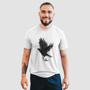 Corvo de Tinta Preta – Unissex - Imagem 1