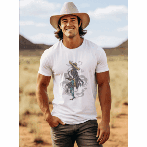 Cowboy Esqueleto – Unissex - Imagem 1
