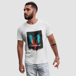 Cyberpunk – Borboleta & Mão – Unissex - Imagem 1