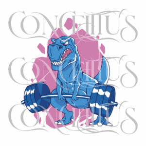 Dinossauro T-rex Fitness - Imagem 4