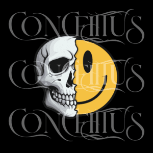 Emoji Caveira Feliz - Imagem 3