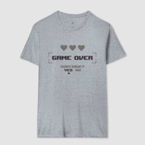 Game Over - Continue? Yes / No – Unissex - Imagem 3