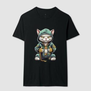 Gato do Hip Hop – Flow, Estilo e Atitude – Unissex - Imagem 2