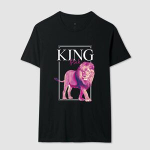 King Pink | Rei Leão Realista Rosa – Unissex - Imagem 2