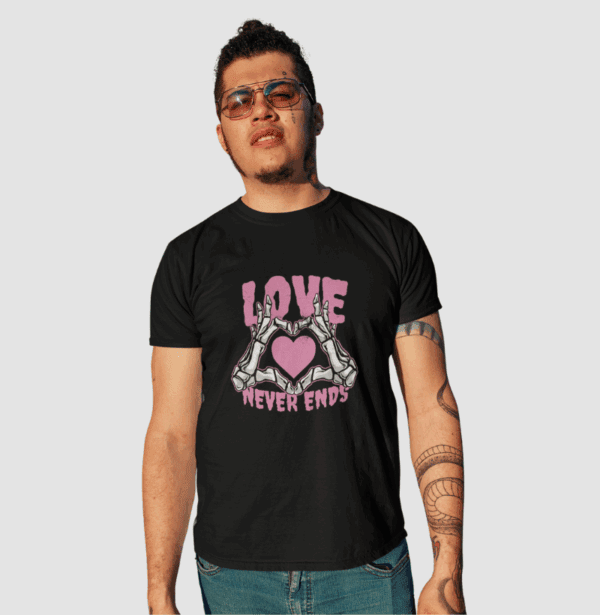 Love Never Ends – Coração Esquelético Gótico (2)