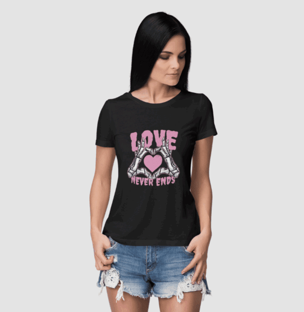 Love Never Ends – Coração Esquelético Gótico (3)