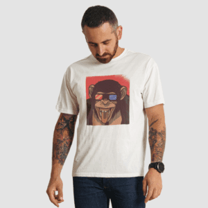 Macaco com Óculos 3D – Unissex - Imagem 1