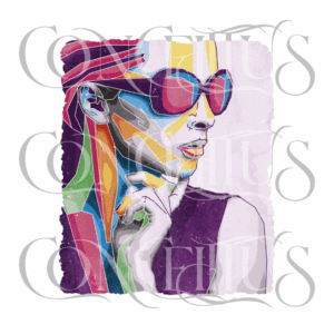 Perfil Abstrato e Colorido - Imagem 4
