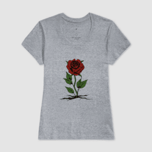 Rosa Vermelha no Solo Rachado - Imagem 3