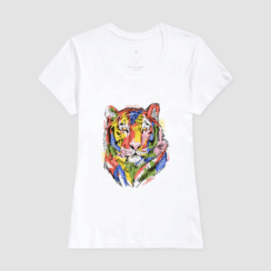 Tigre Colorido Rabiscado - Imagem 2