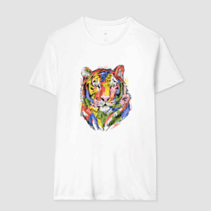 Tigre Colorido Rabiscado – Unissex - Imagem 2